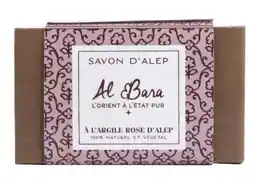 De Online Drogist Al Bara Aleppo Zeep Pure Olijfolie & Roze Klei 150GR aanbieding