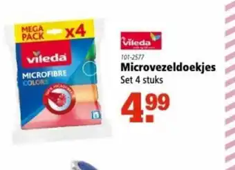 Marskramer Microvezeldoekjes 4 stuks aanbieding