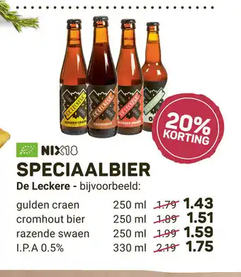 Ekoplaza Spiciaalbier De Leckere gulden craen 250 ml aanbieding