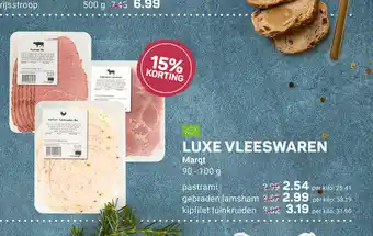 Ekoplaza Luxe Vleeswaren Marqt pastrami  90-100g aanbieding