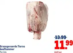 Makro Graangevoerde Tierno beefhammer aanbieding