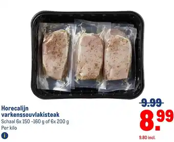 Makro Horecalijn varkenssouvlakisteak aanbieding