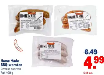 Makro Home Made BBQ-worsten aanbieding