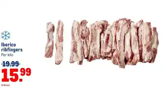 Makro Iberico ribfingers aanbieding
