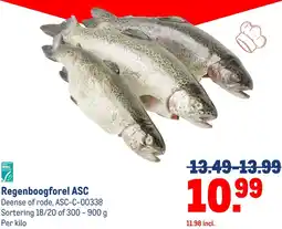 Makro Regenboogforel ASC aanbieding
