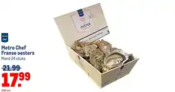 Makro Metro Chef Franse oesters aanbieding