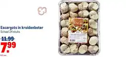 Makro Escargots in kruidenboter aanbieding