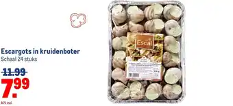 Makro Escargots in kruidenboter aanbieding