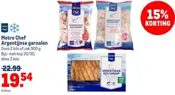 Makro Metro Chef Argentijnse garnalen aanbieding