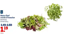 Makro Metro Chef rucola of mesclun aanbieding