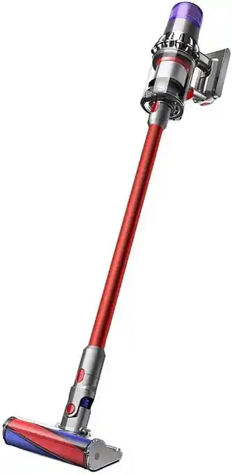 Amazon Dyson V11 Fluffy draadloze steelstofzuiger (Nickel/Rood) aanbieding