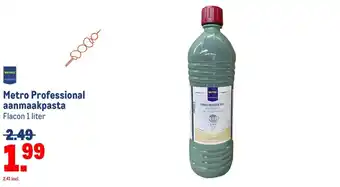 Makro Metro Professional aanmaakpasta aanbieding