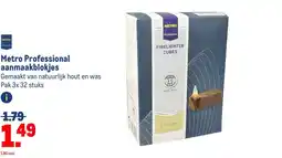 Makro Metro Professional aanmaakblokjes aanbieding