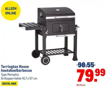 Makro Tarrington House houtskoolbarbecue aanbieding