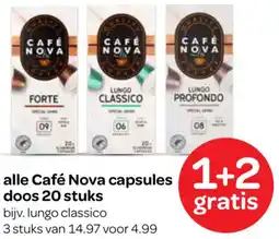 Spar Alle Café Nova capsules doos 20 stuks aanbieding