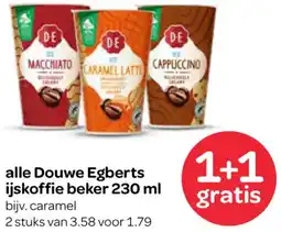 Spar Alle Douwe Egberts ijskoffie aanbieding