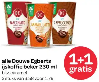 Spar Alle Douwe Egberts ijskoffie aanbieding