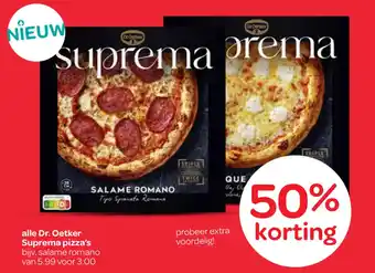 Spar Alle Dr. Oetker Suprema pizza's aanbieding