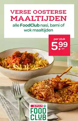 Spar Verse oosterse maaltijden aanbieding