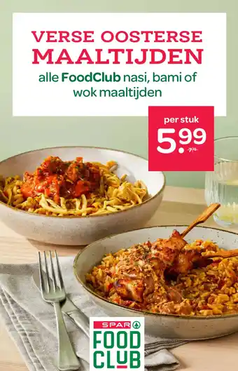 Spar Verse oosterse maaltijden aanbieding