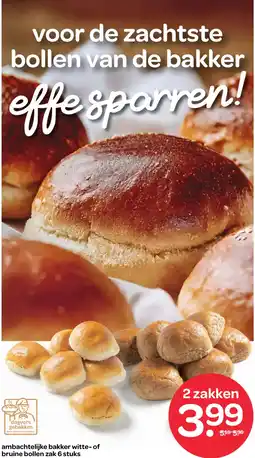 Spar Ambachtelijke bakker witte of bruine bollen aanbieding