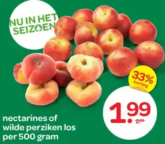 Spar Nectarines of wilde perziken aanbieding
