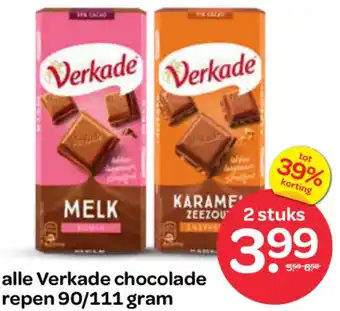 Spar Alle Verkade chocolade aanbieding
