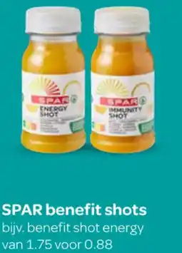 Spar SPAR benefit shots aanbieding