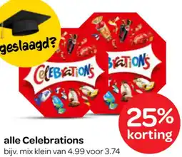 Spar Alle Celebrations aanbieding