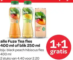 Spar Alle Fuze Tea aanbieding