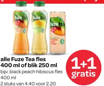 Spar Alle Fuze Tea aanbieding