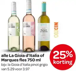 Spar Alle La Gioia d'Italia of Marques aanbieding