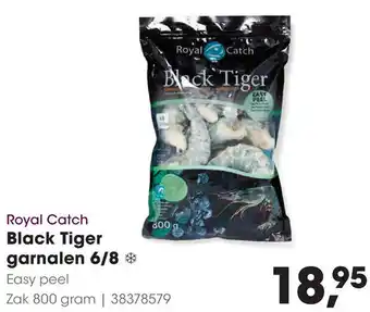 HANOS Royal Catch Black Tiger garnalen 6/8 aanbieding