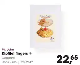 HANOS Mr. John Kipfilet fingers aanbieding