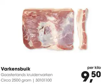 HANOS Varkensbuik aanbieding