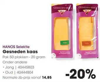 HANOS HANOS Selektie Gesneden kaas aanbieding