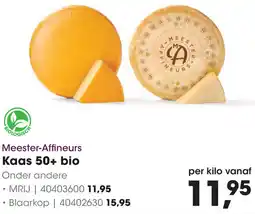 HANOS Meester-Affineurs Kaas 50+ bio aanbieding