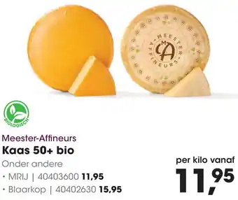HANOS Meester-Affineurs Kaas 50+ bio aanbieding