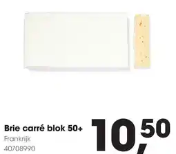 HANOS Brie carré blok 50+ aanbieding