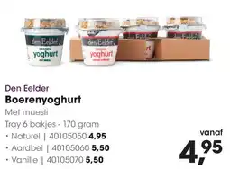 HANOS Den Eelder Boerenyoghurt aanbieding