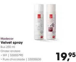 HANOS Modecor Velvet spray aanbieding