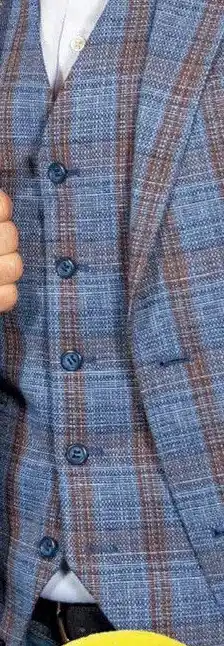 Van Dal Mannenmode Bartlett gilet midden blauw aanbieding