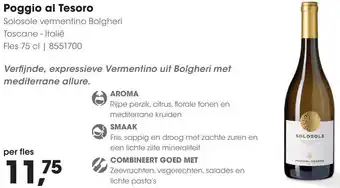 HANOS Poggio al Tesoro aanbieding