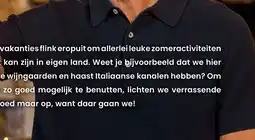 Van Dal Mannenmode Bartlett polo blauw_ aanbieding