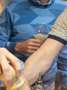 Van Dal Mannenmode Bartlett trui blauw mix aanbieding