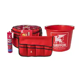 BOUWMAAT Griffon Montagelijm Poly Max High Tack Express Wit 12st Met Bucket aanbieding