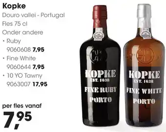 HANOS Kopke aanbieding
