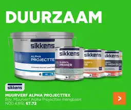 BOUWMAAT Sikkens muurverf alpha projecttex aanbieding