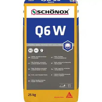 BOUWMAAT Schönox Q6 W Veelzijdige Poederlijm Wit aanbieding