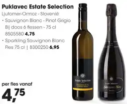 HANOS Puklavec Estate Selection aanbieding